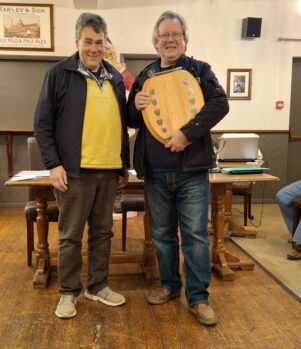 Andy Wooler receives 